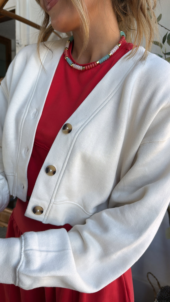 Morning Mist Knit Cardigan, Alpaca