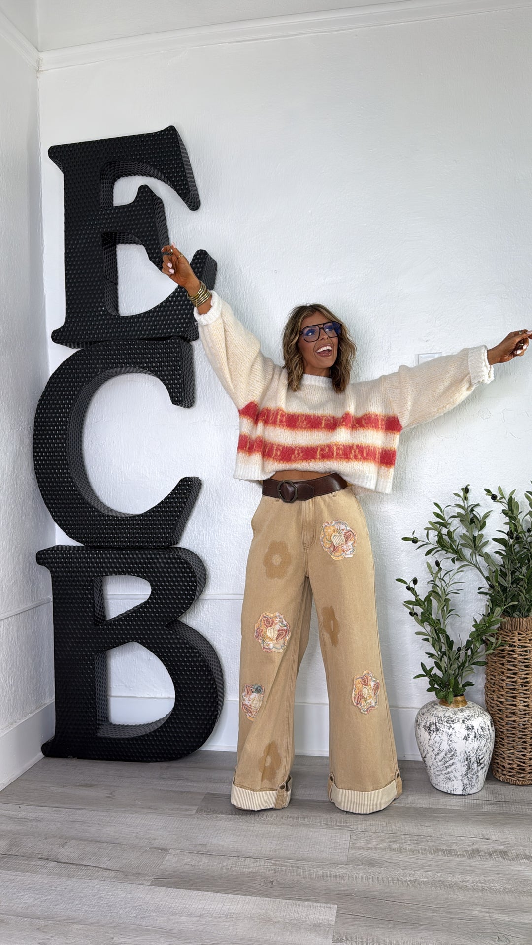 Soft Ember Sweater, Powder Cream