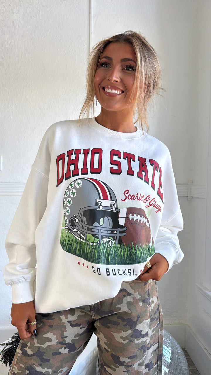Huddle Up Ohio Crewneck Sweatshirts