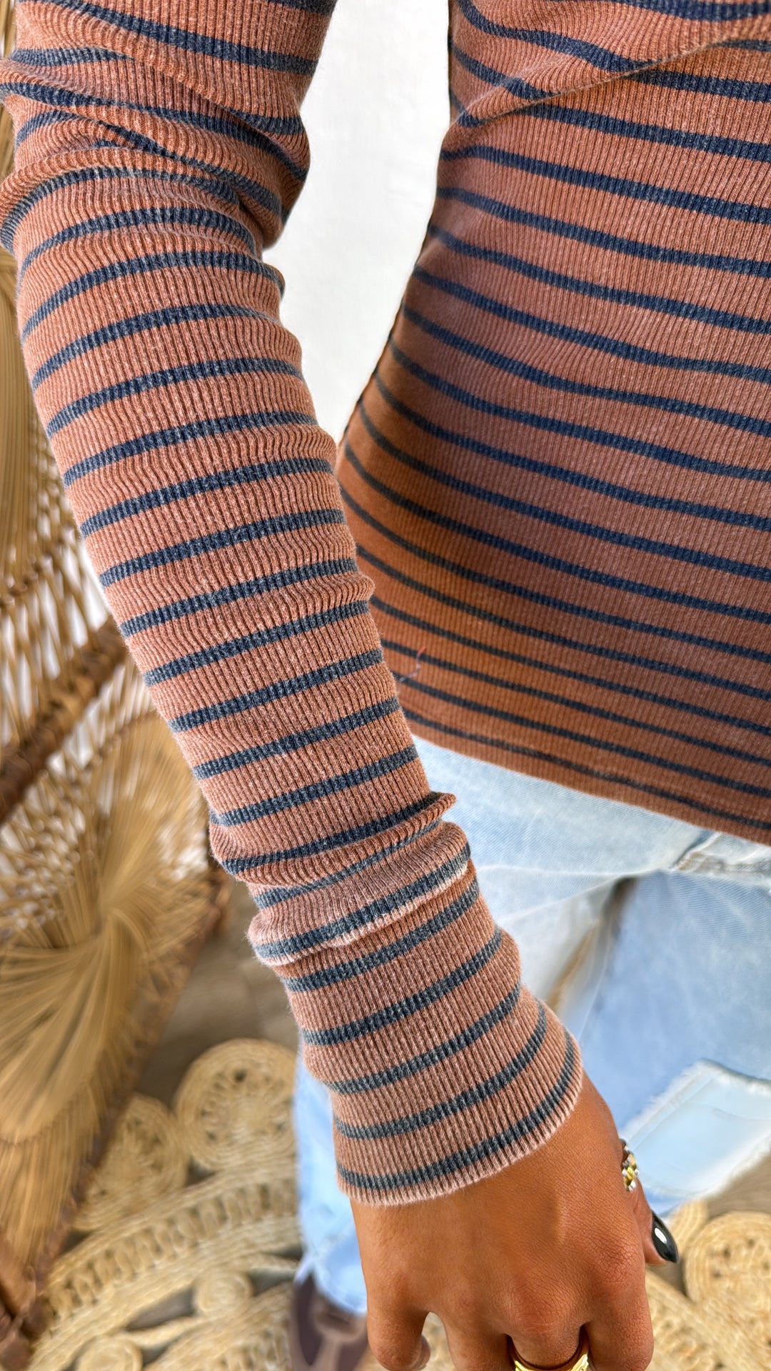 Simple Comfort Long Sleeve, Cinnamon