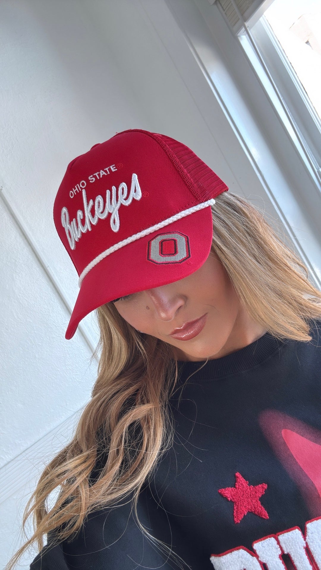 Buckeyes Hat, Red