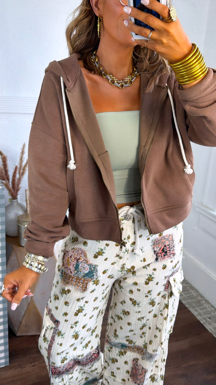 Desert Horizon Zip Up, Espresso