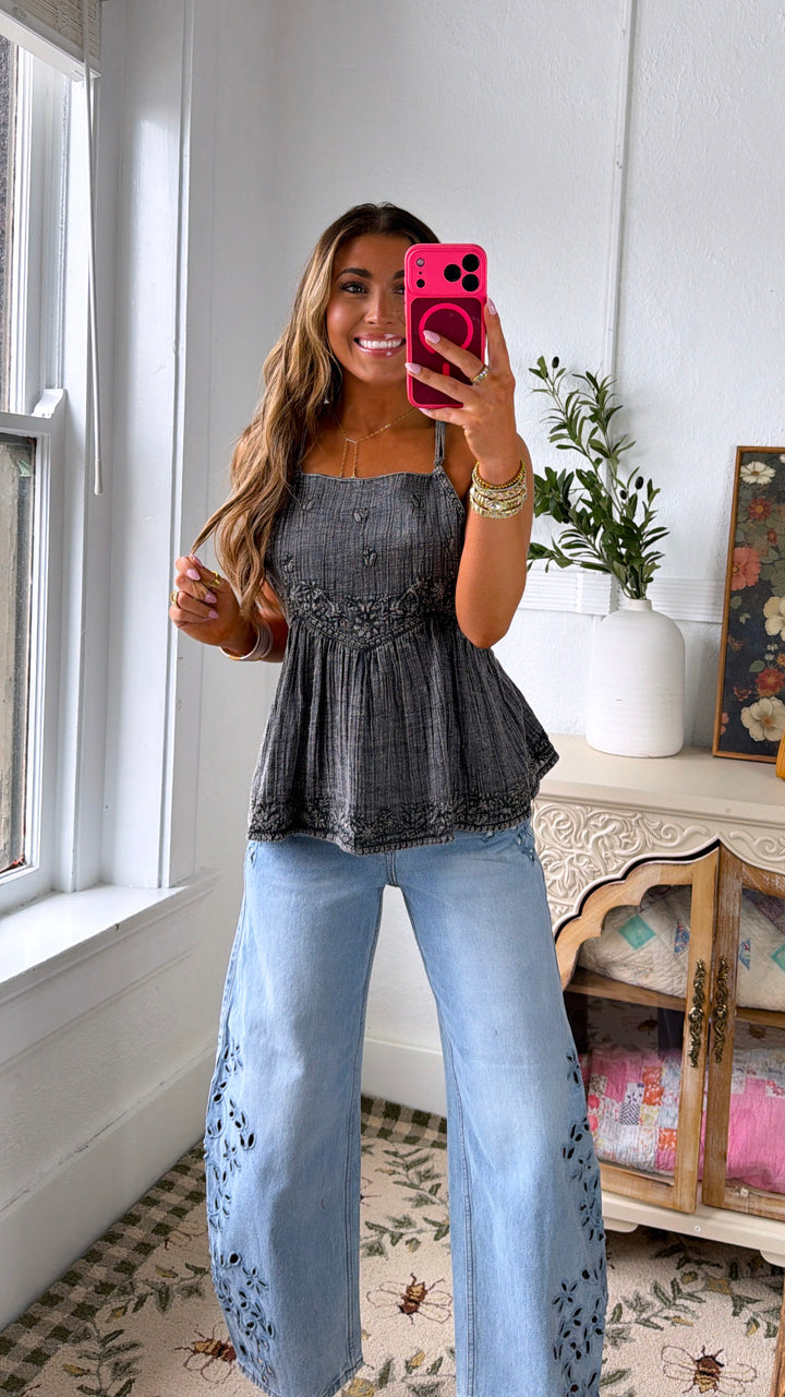 Juliette Tank Top, Black