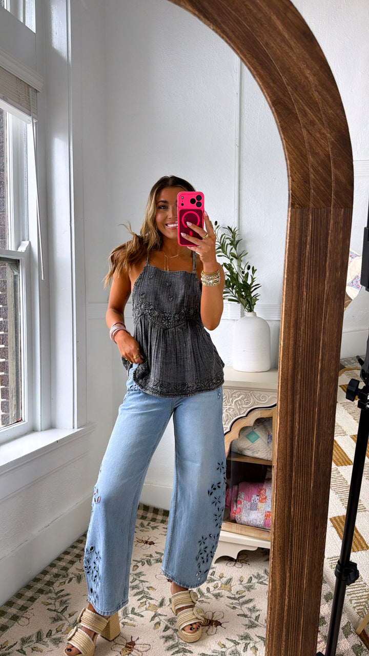 Juliette Tank Top, Black