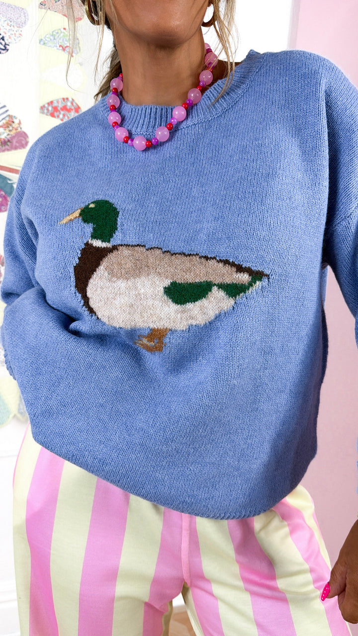 Sitting Duck Sweater, Coastal