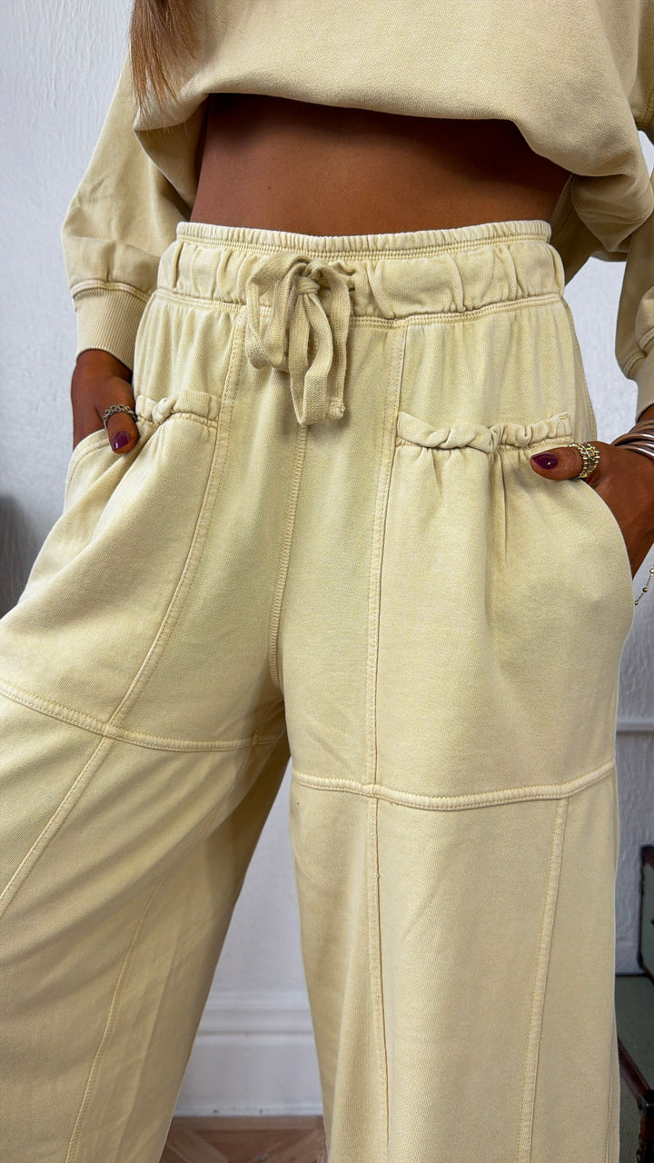 Sunday Vibes Two Piece Set, Camomile