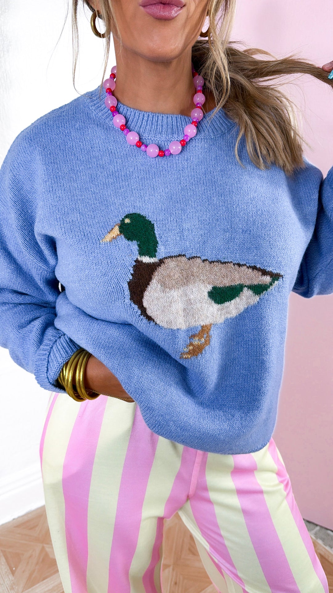 Sitting Duck Sweater, Coastal