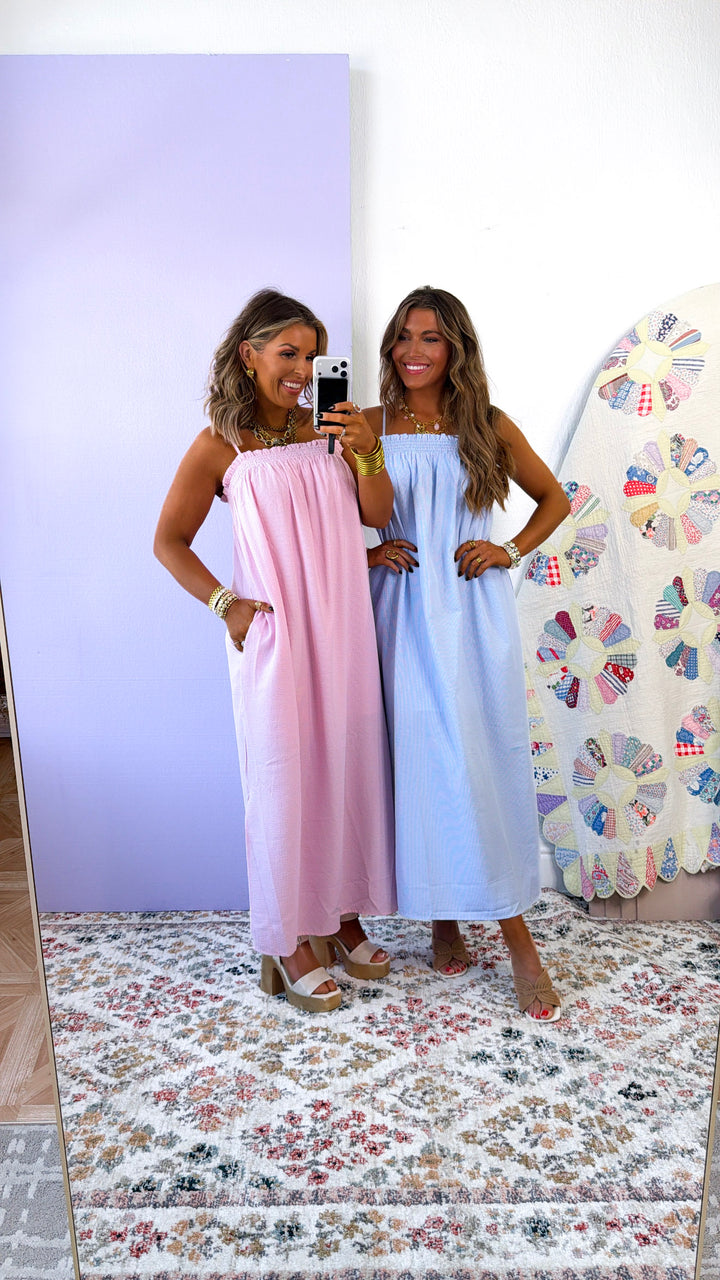 Sunrise Beach Maxi Dress, Blush/Pink