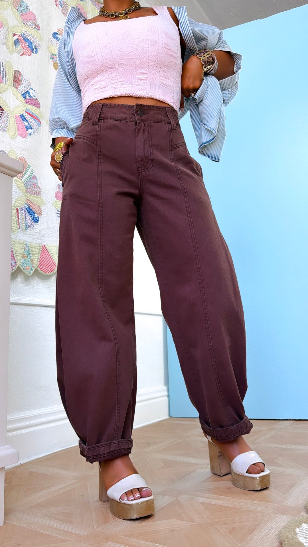 Colt Barrel Jeans, Chocolate