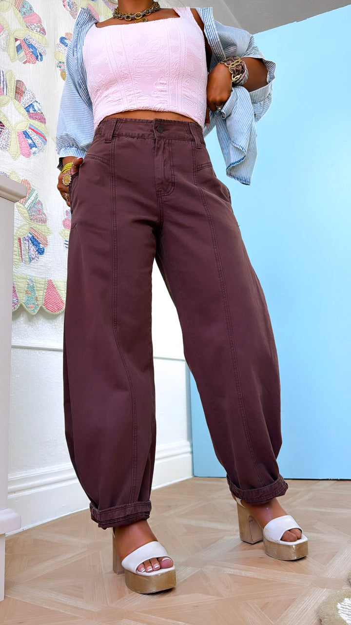 Colt Barrel Jeans, Chocolate
