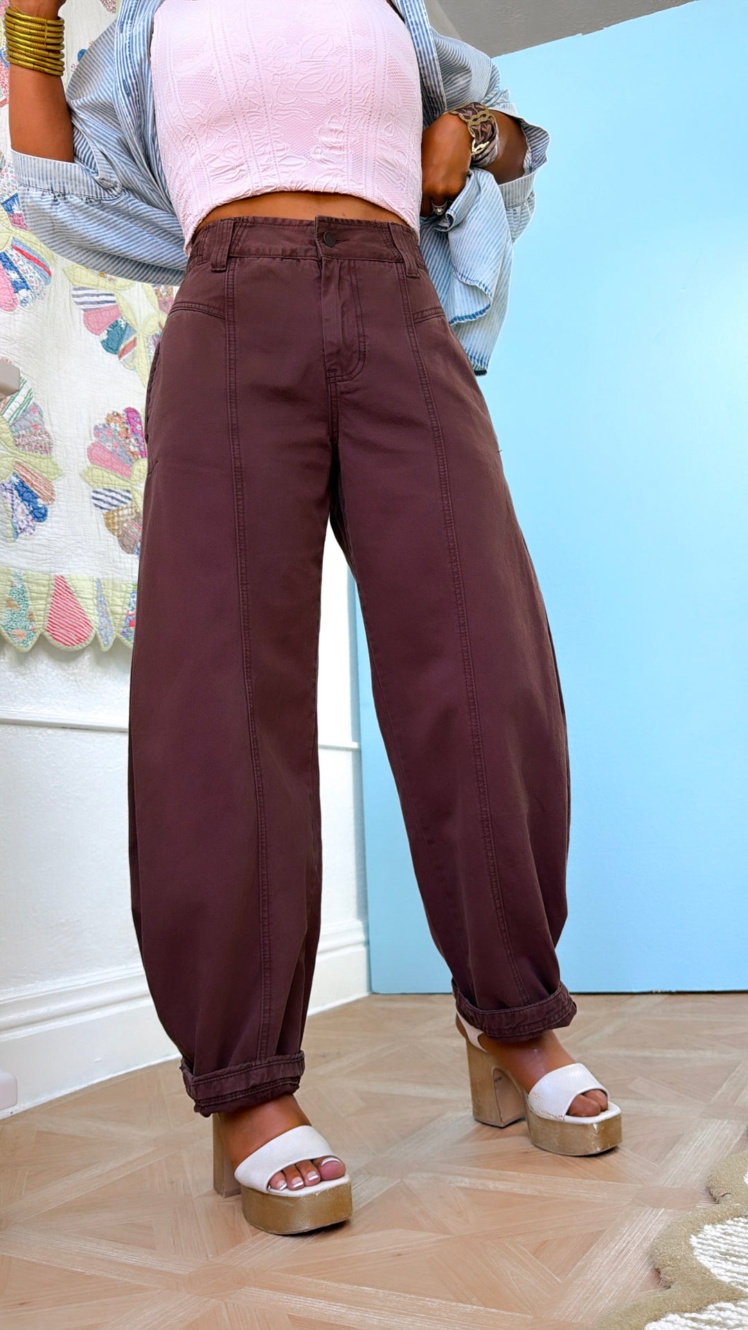 Colt Barrel Jeans, Chocolate