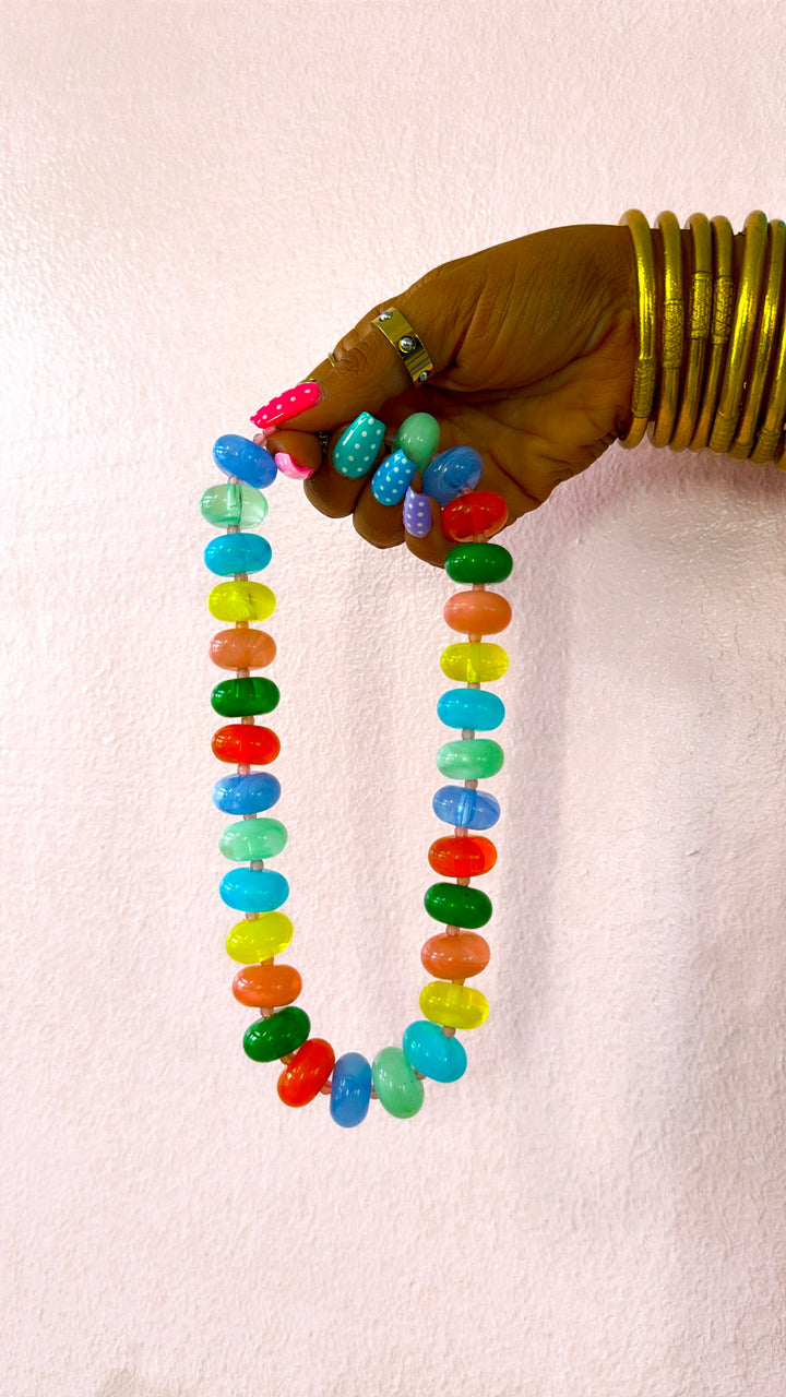 Sugar Beads Multi Necklace, Summer