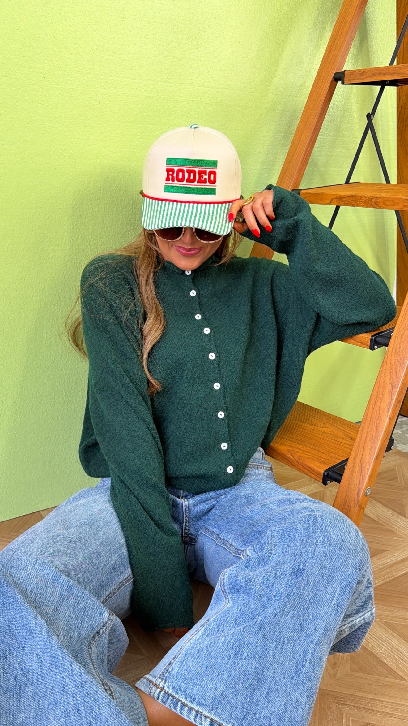 Penelope Knit Cardigan, Forest Green – Everyday Chic Boutique