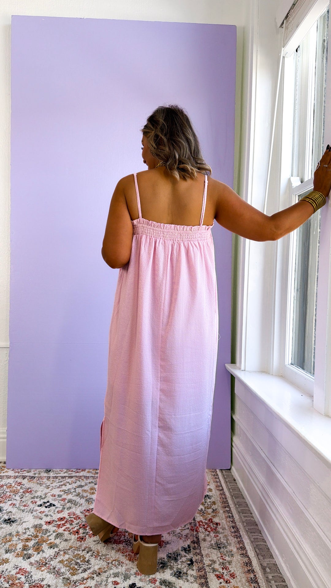 Sunrise Beach Maxi Dress, Blush/Pink Everyday Chic Boutique Sunrise Beach Maxi Dress, Blush/Pink Everyday Chic Boutique