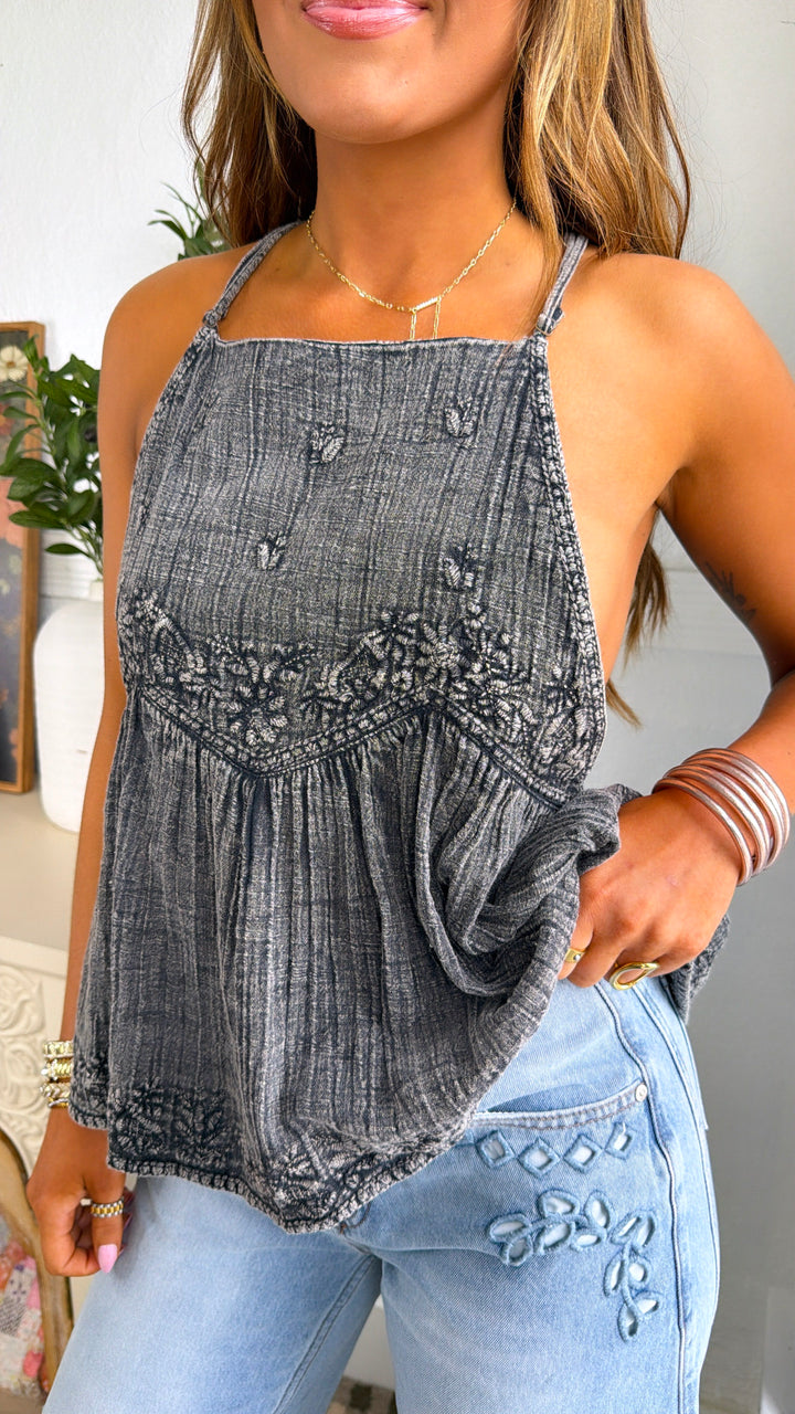 Juliette Tank Top, Black