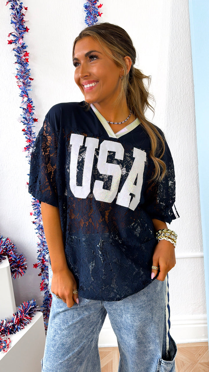 USA Jersey, Navy
