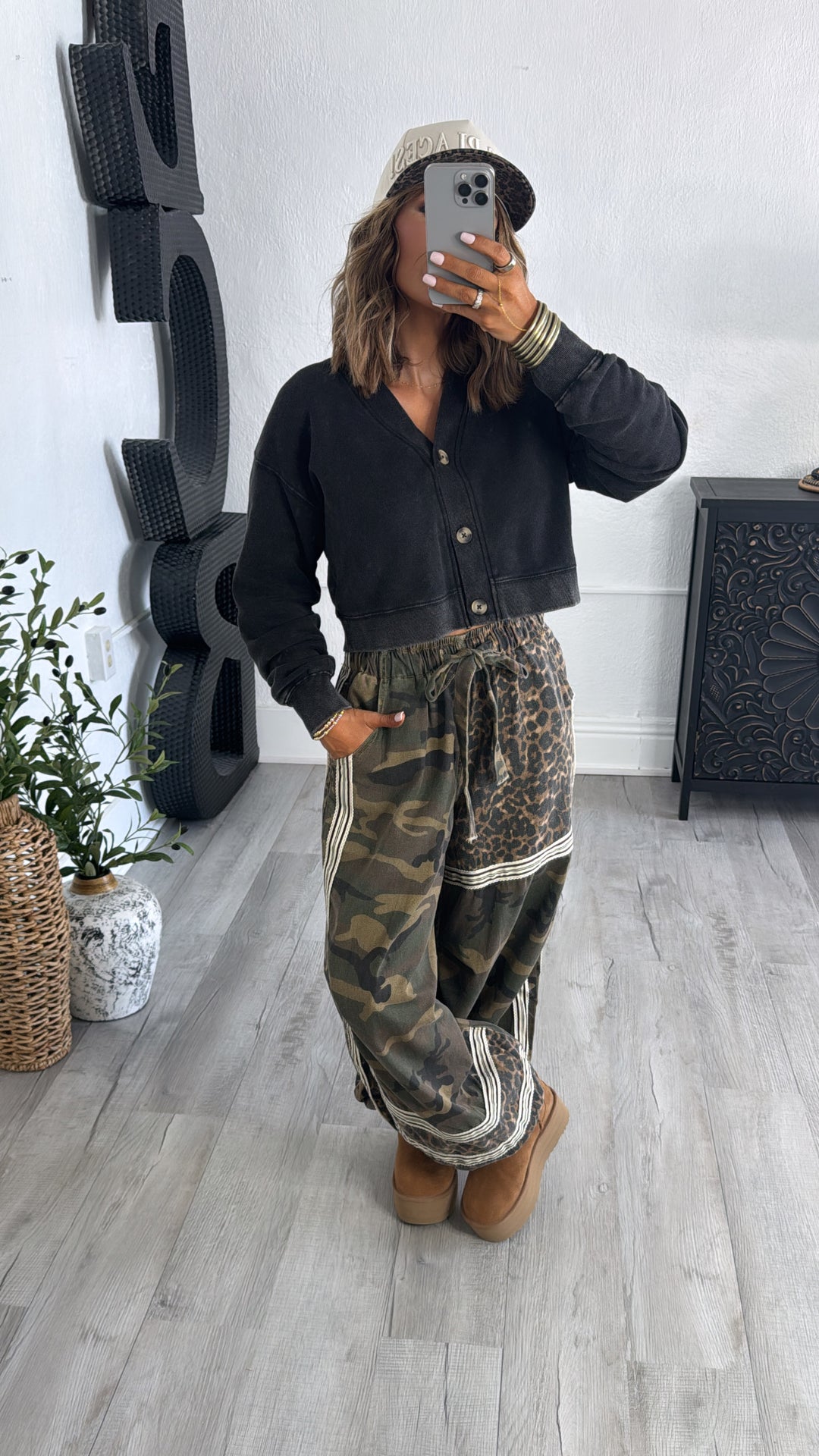 Morning Mist Knit Cardigan, Black