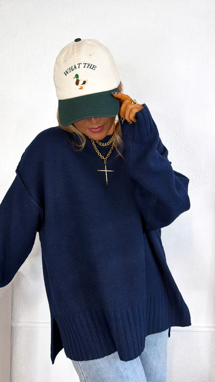 Sweater Pullover, Navy
