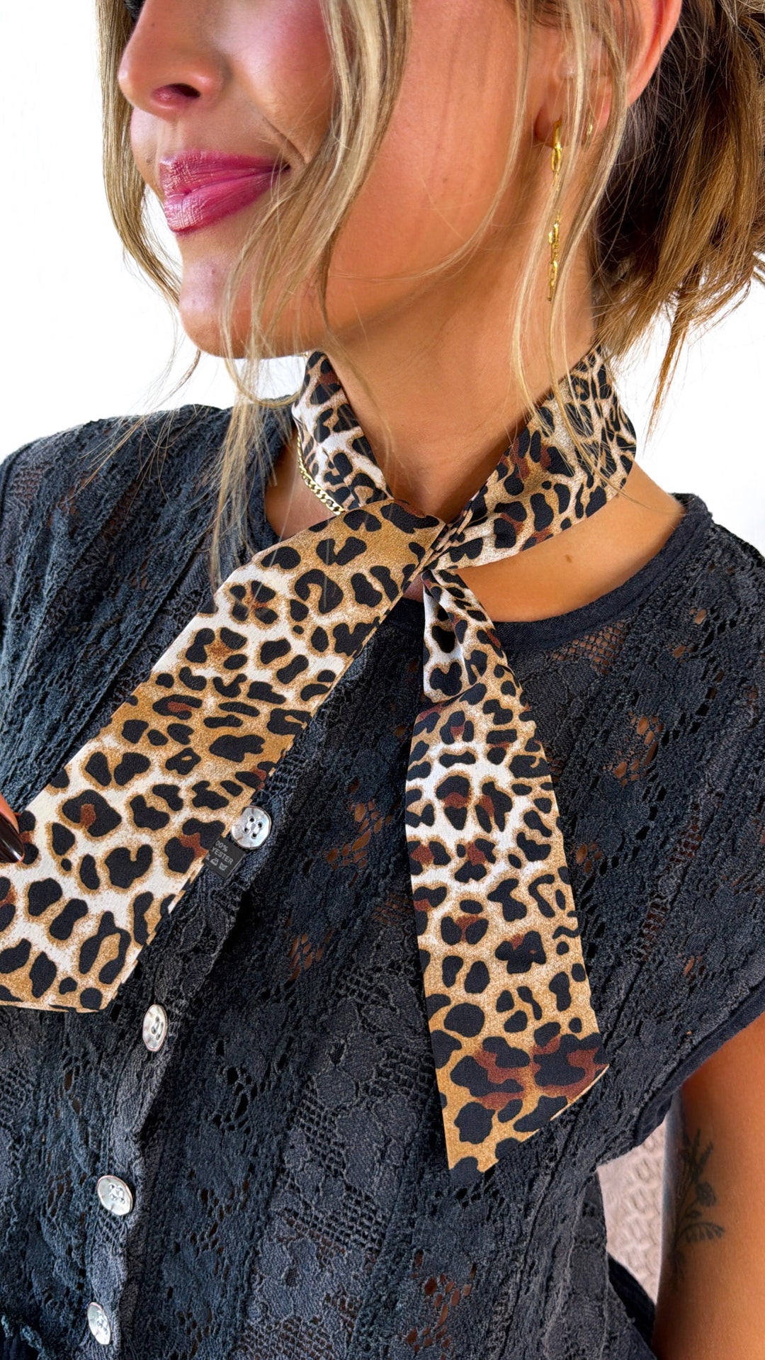 Leopard Neck Twilly