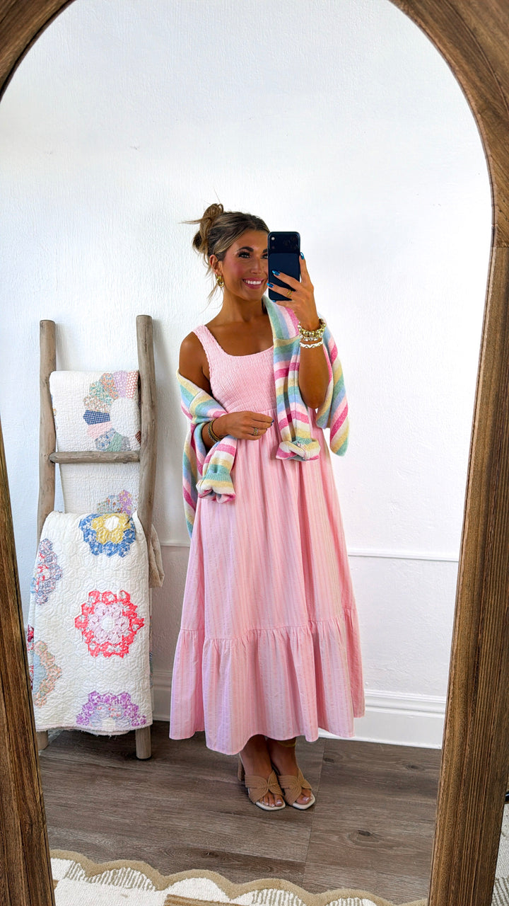Raspberry Springs Maxi Dress, Pink