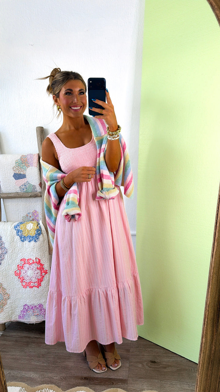 Raspberry Springs Maxi Dress, Pink