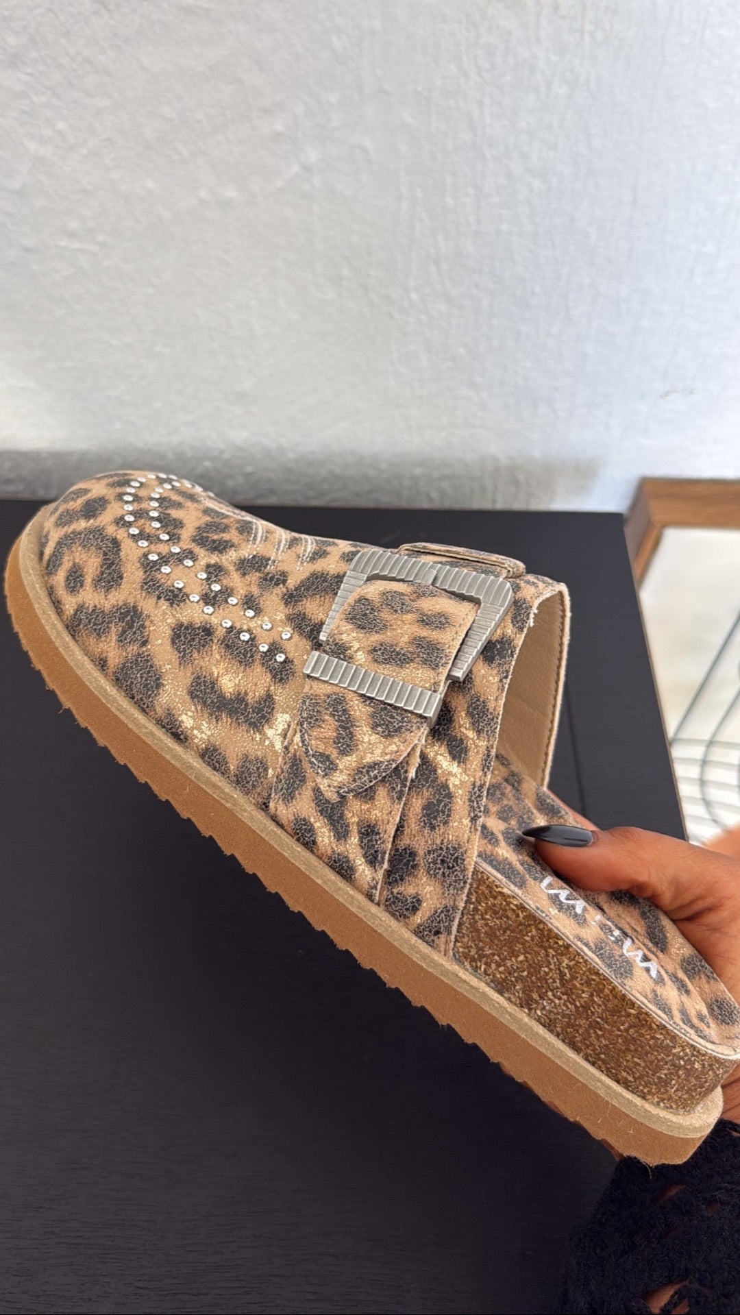 Joleen Studded Clog, Leopard