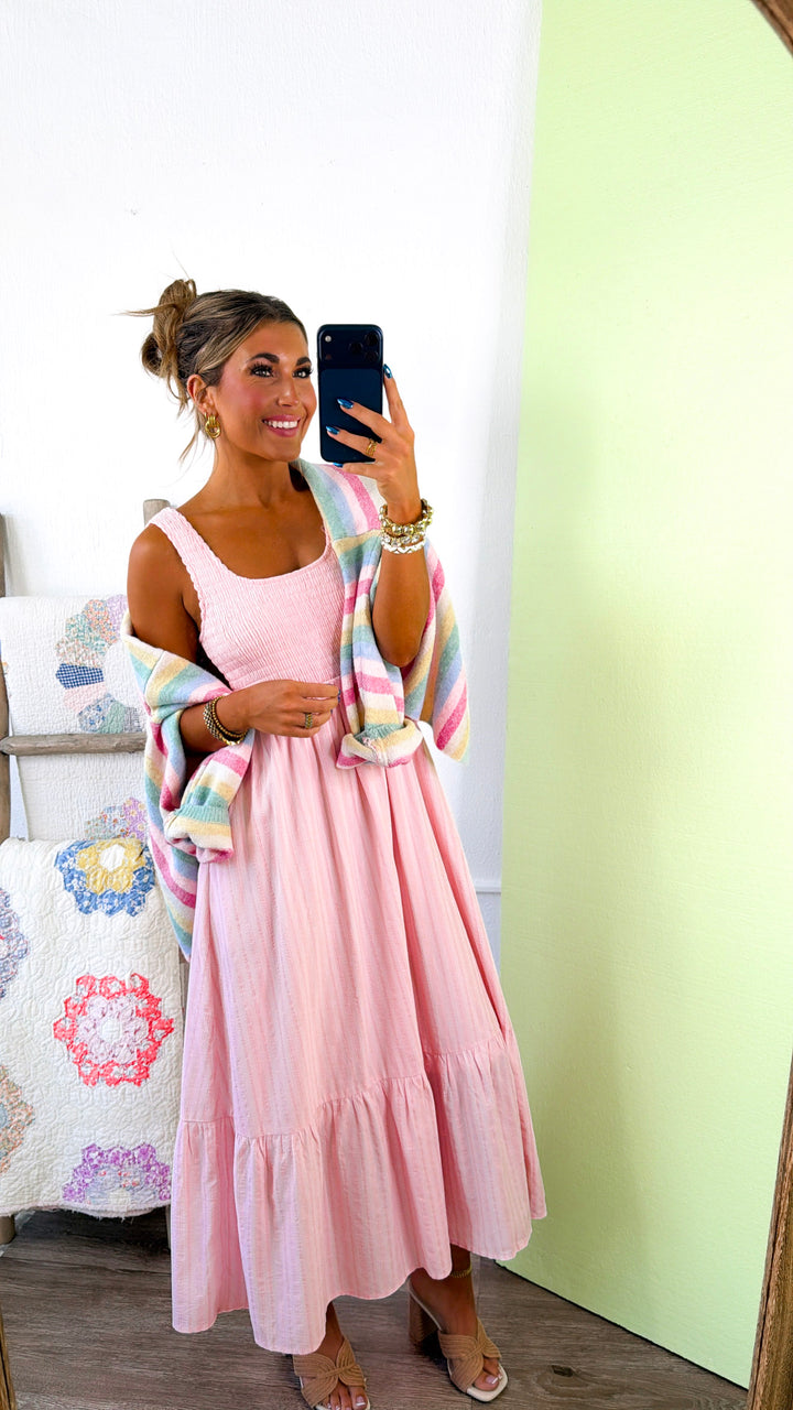 Raspberry Springs Maxi Dress, Pink