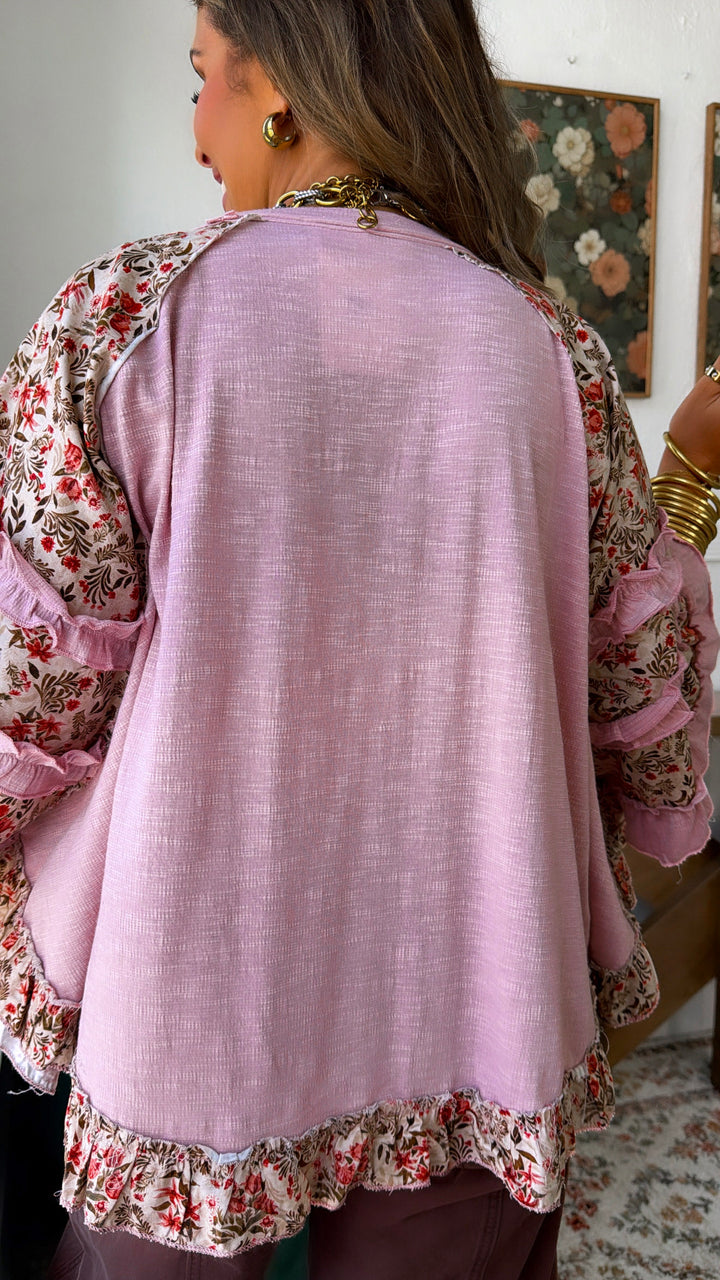 Cloud Vine Blouse, Mauve
