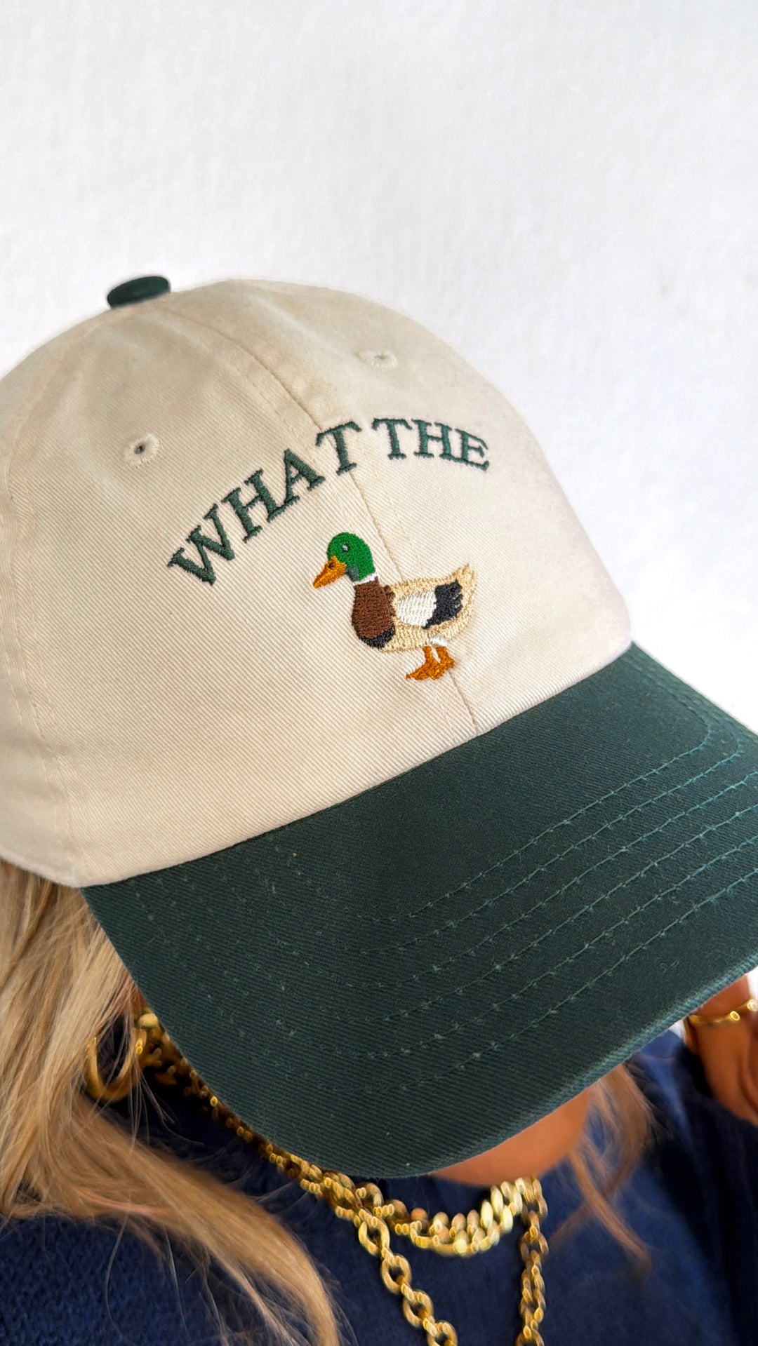 What The Duck Dad Cap