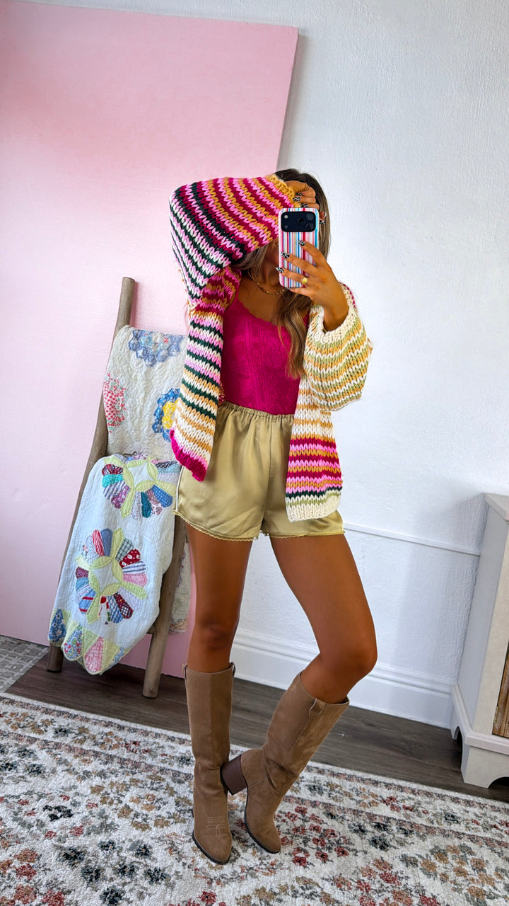Simply Woven Shorts, Lemongrass