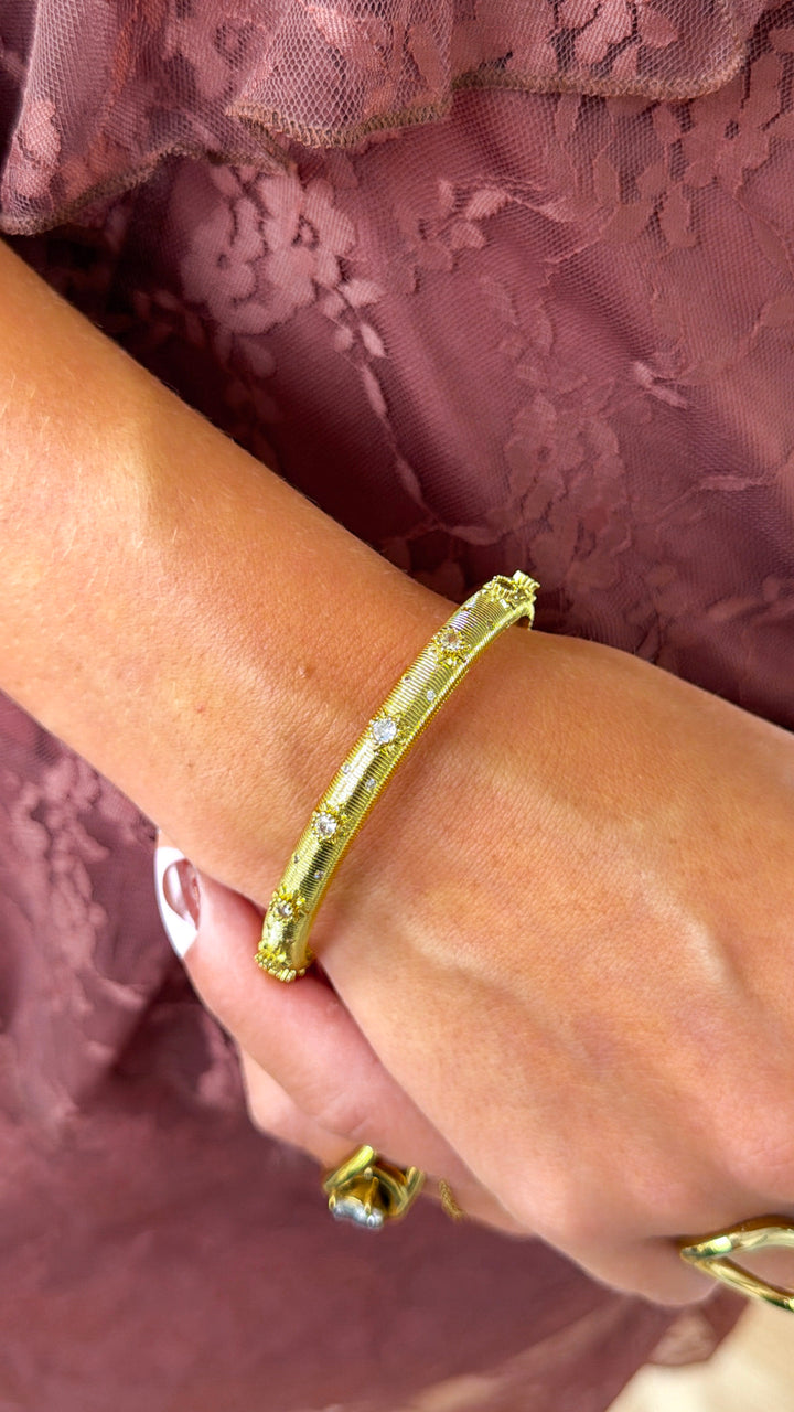 Treasure Jewels: Sol Starburst Bangle Crystal