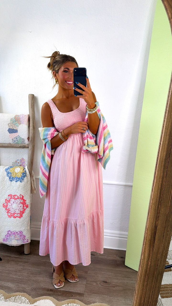 Raspberry Springs Maxi Dress, Pink