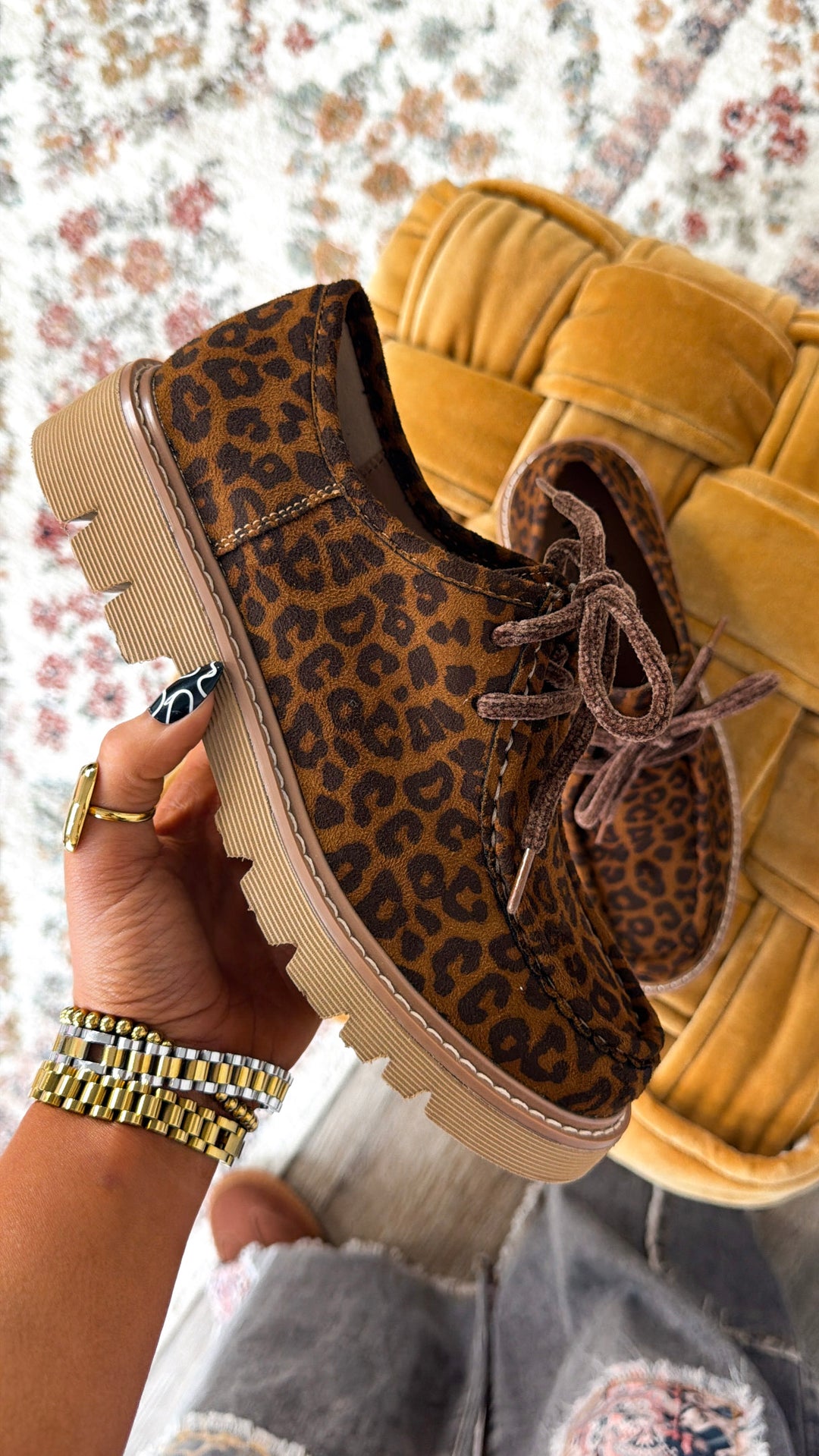 CORKYS: Falling For It Lace Up Shoes, Leopard