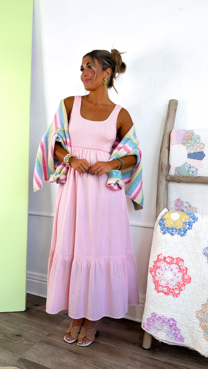 Raspberry Springs Maxi Dress, Pink