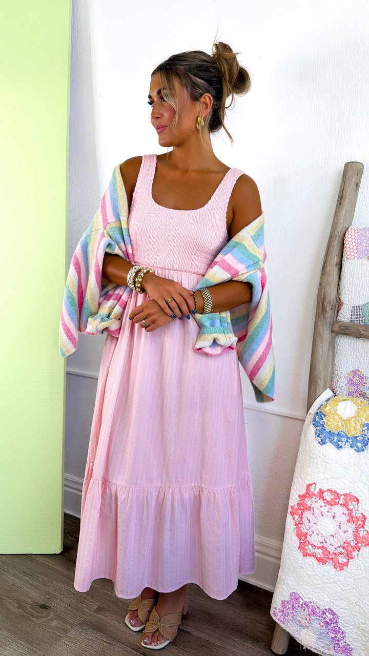Raspberry Springs Maxi Dress, Pink