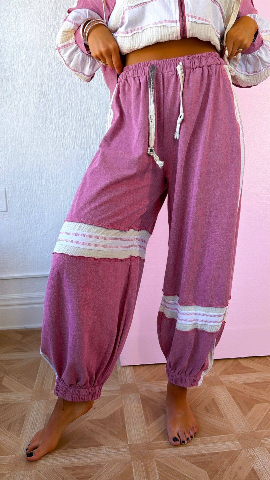 Easy Street Joggers, Cloud Pink