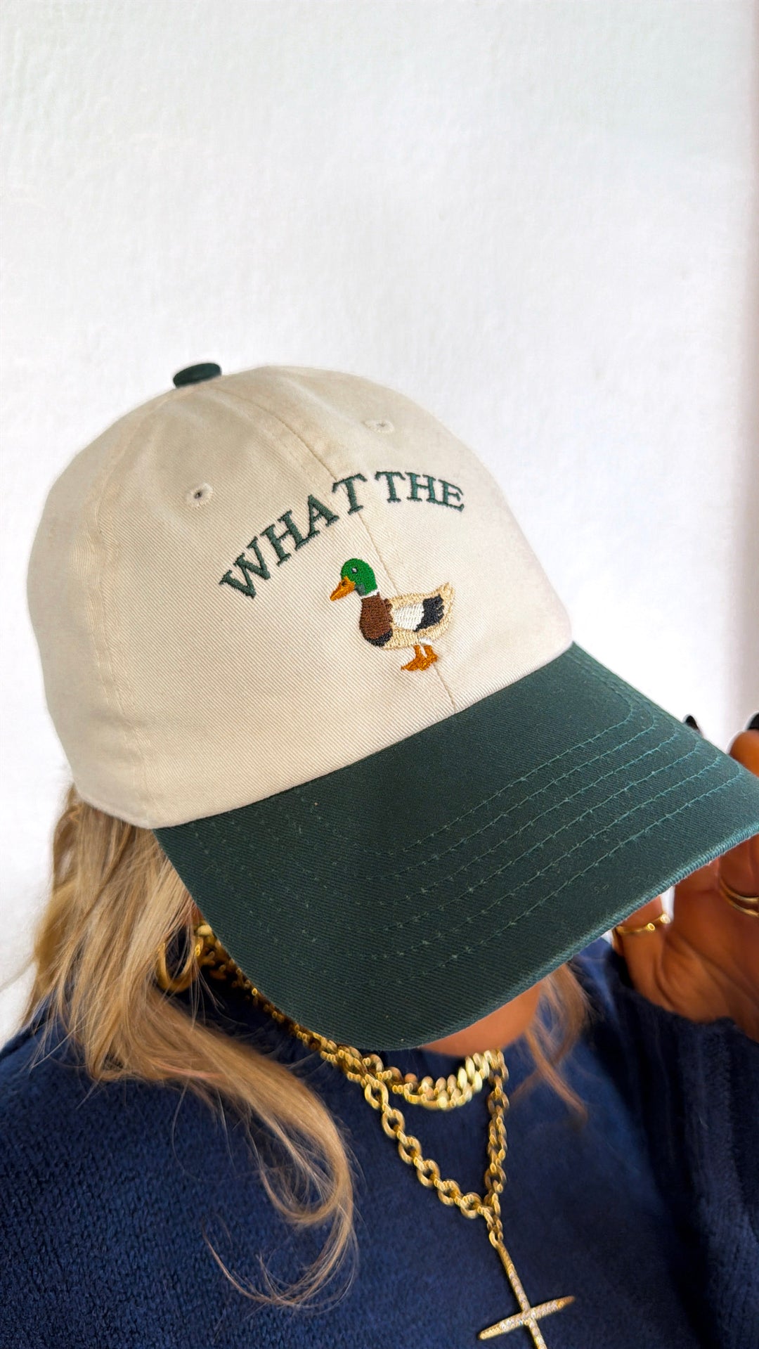 What The Duck Dad Cap
