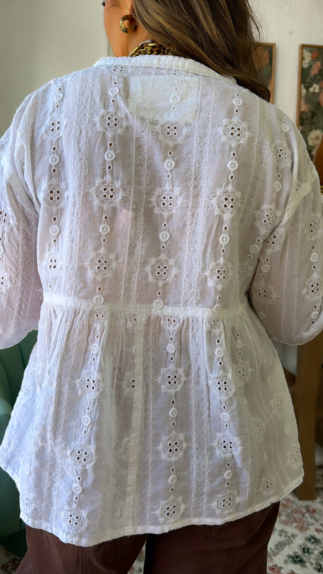Florence Bay Blouse, Off White