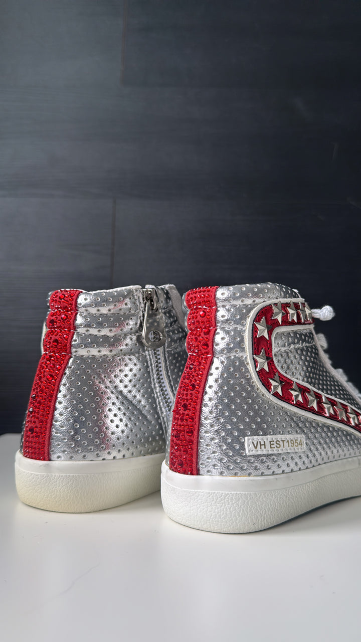 VH Bailey Sneaker , Red/Silver