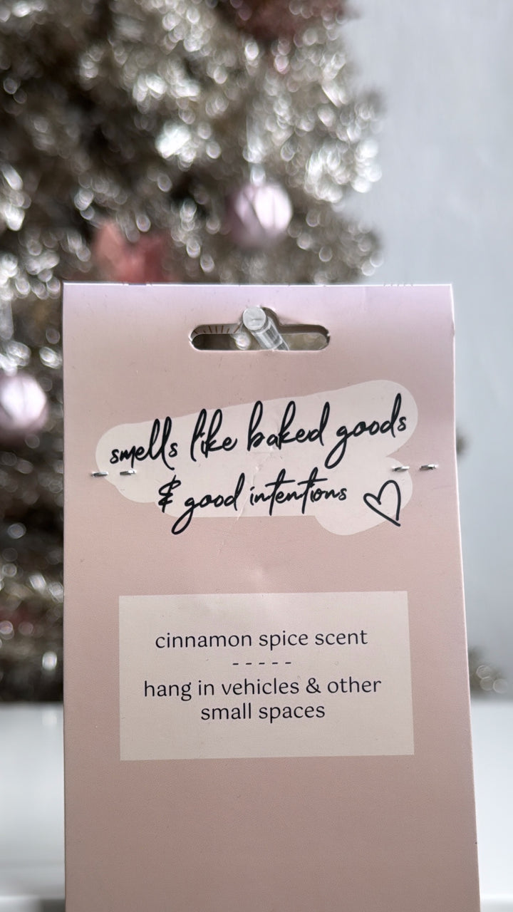 Stay In Your Lane Car Air Freshener - Manifest It - Cinnamon Spice