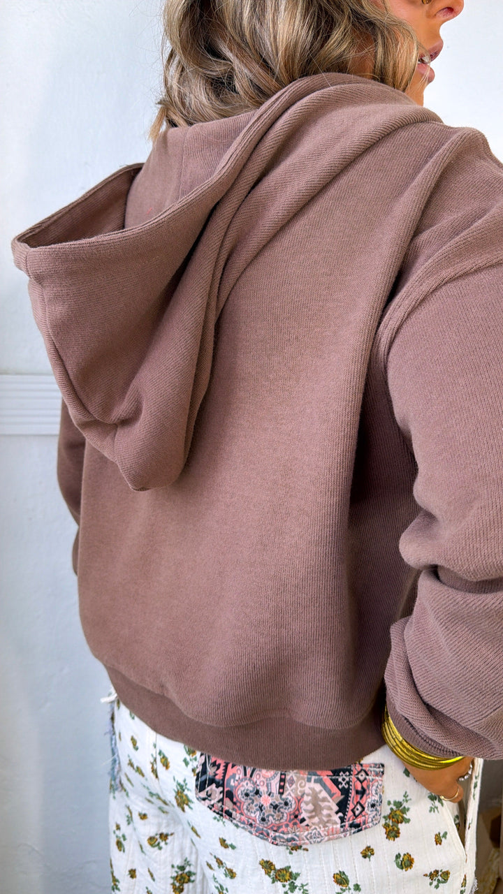 Desert Horizon Zip Up, Espresso