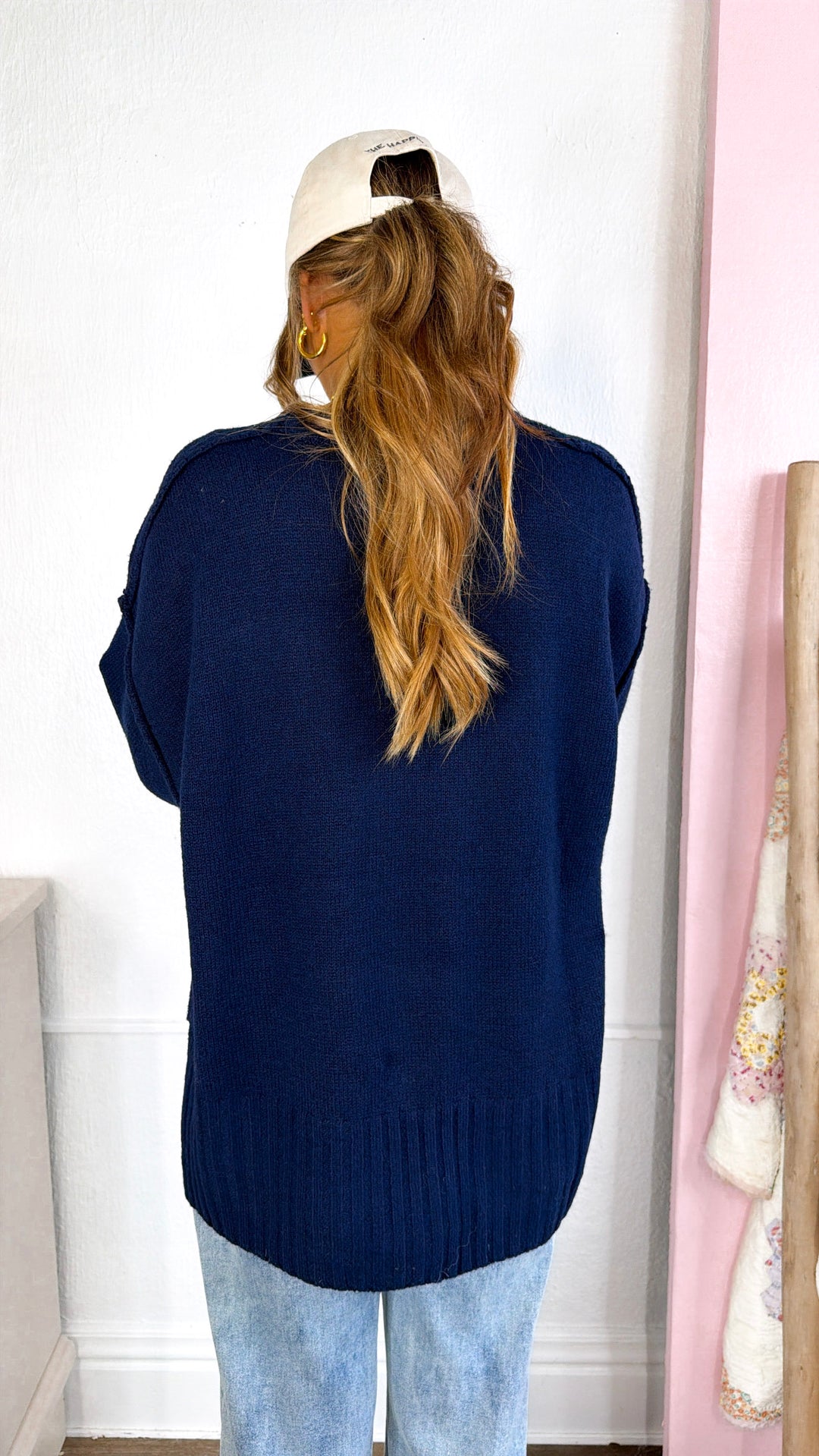 Sweater Pullover, Navy