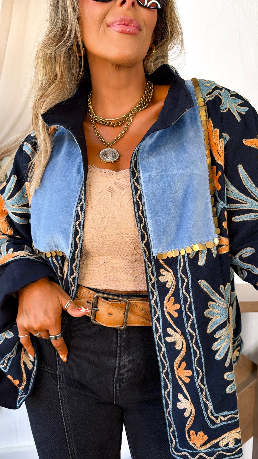 Copper Canyon Designed Jacket, Black Multi