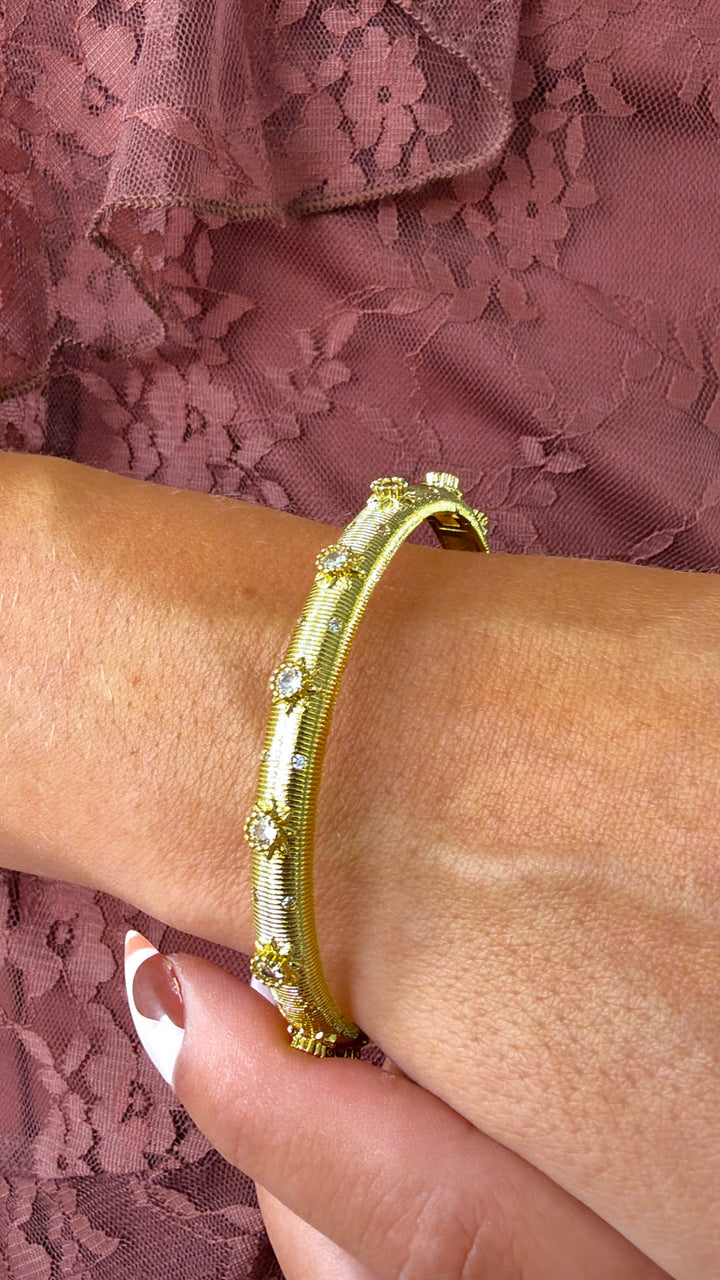 Treasure Jewels: Sol Starburst Bangle Crystal