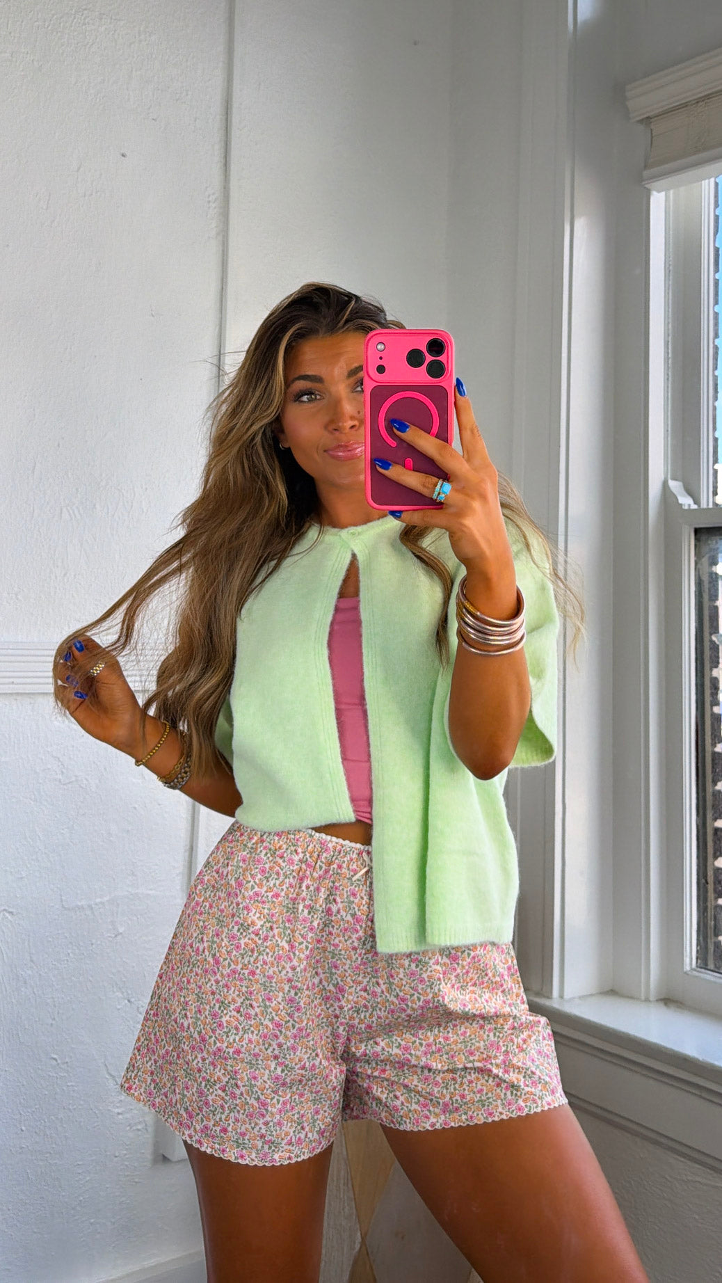 Lilac Skies Knit Sweater, Mint