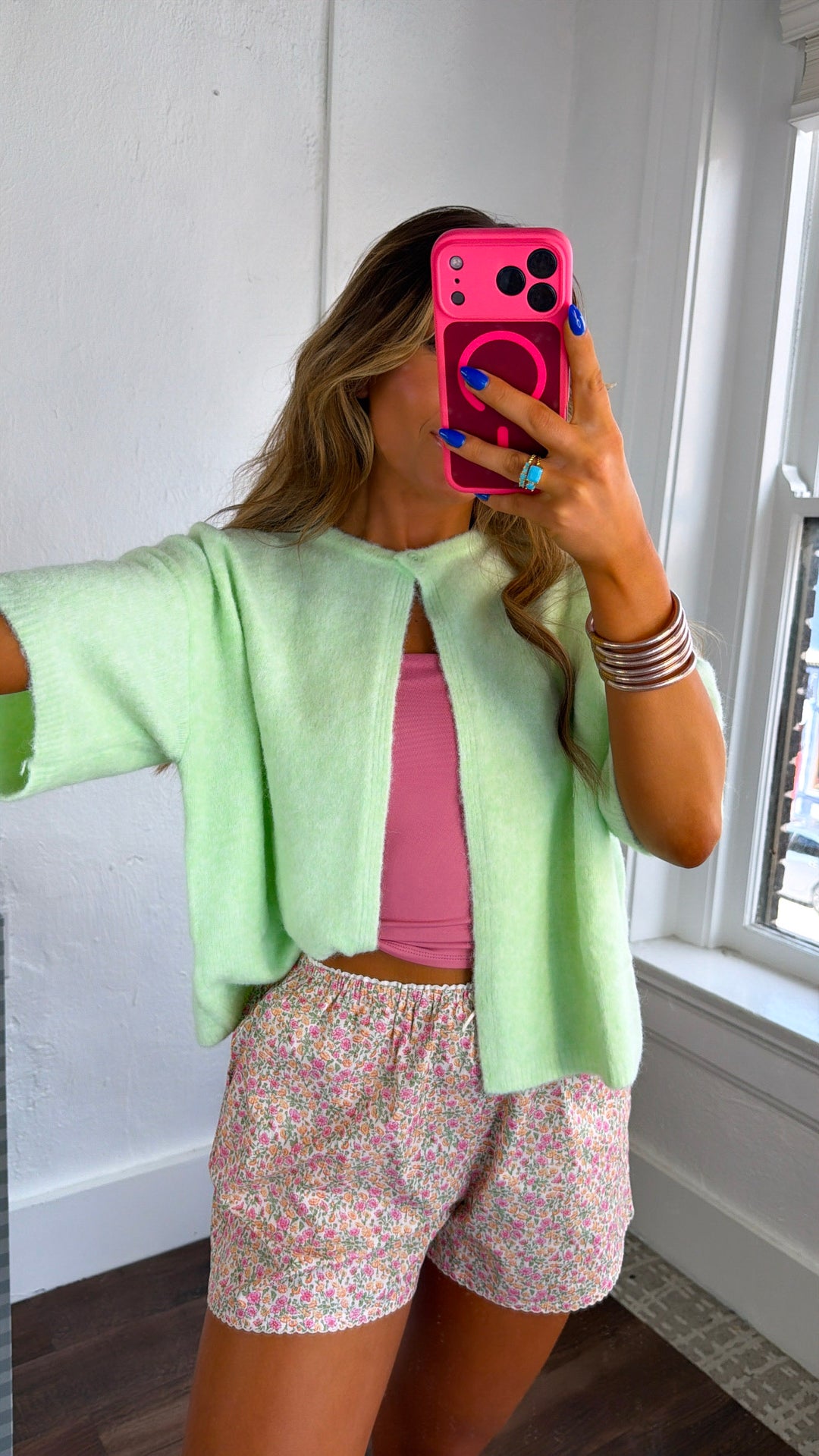 Lilac Skies Knit Sweater, Mint