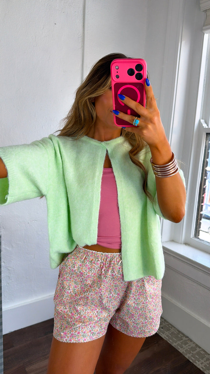 Lilac Skies Knit Sweater, Mint