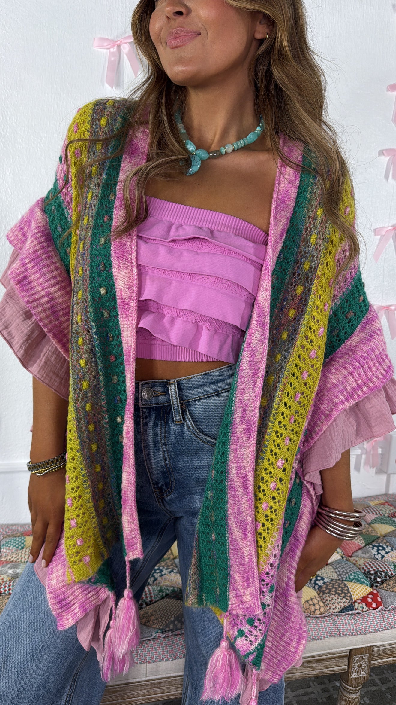 Layered Ruffled Tube Top, Crocus Pink – Everyday Chic Boutique