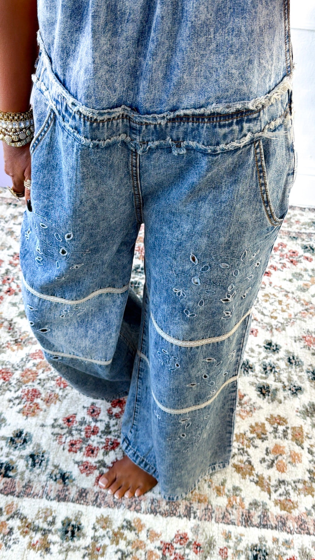 Canyon Ridge Overalls, Denim
