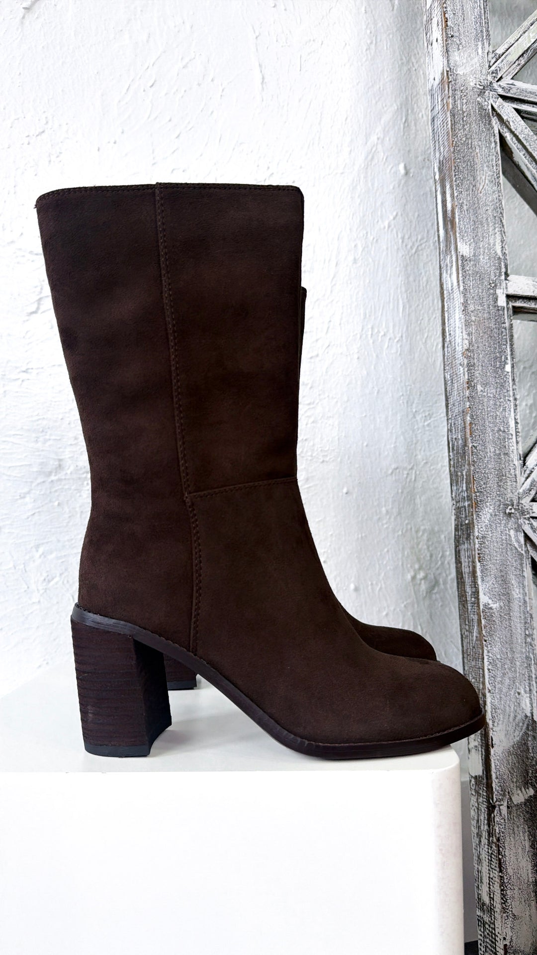 Aramra Heeled Boot, Espresso